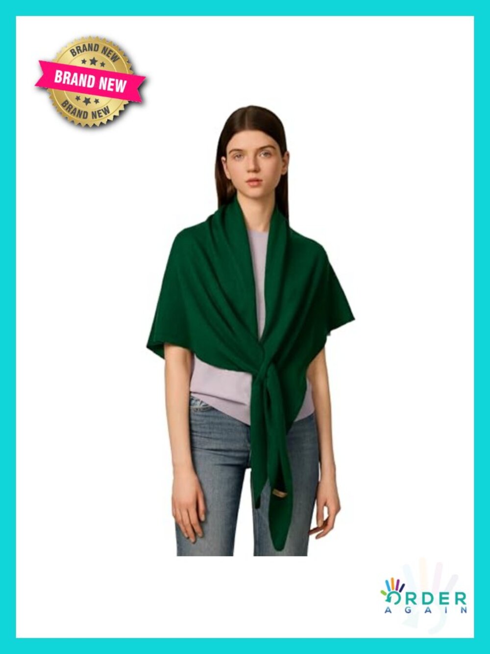Cashmere Wool Blend Shawl Wrap Women Triangle Scarf Oversized Pashmina